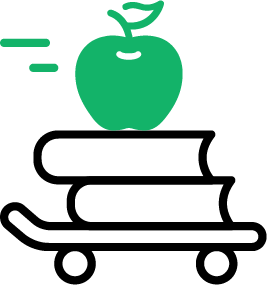 Apple On Skateboard