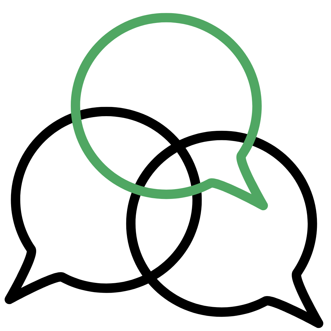 Green Speechbubbles